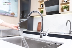 Vòi rửa bát dây rút Nobinox Japa NX998