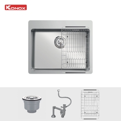 Chậu rửa bát Turkey Sink Neron 600T, AISI 304, nhập Thổ Nhĩ Kỳ