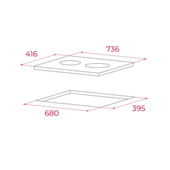 Bếp Từ Kết Hợp Điện Teka HIC 7320 D 2 Vùng Nấu