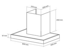 Máy Hút Mùi Chữ T Cao Cấp Canzy CZ-H829CT