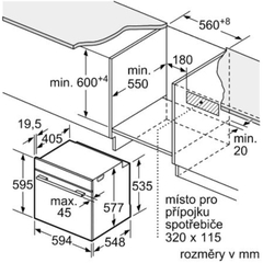 Lò nướng âm tủ Bosch HBG774KB1 Serie 8
