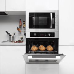 Lò vi sóng âm tủ Malloca MW927I - 27L - Vi sóng kết hợp nướng