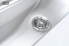 Chậu rửa bát 1 hố Nobinox PURA NT622U - Thiết kế tối giản, Lòng sâu 23cm