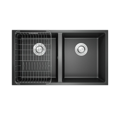 Chậu rửa bát đá Konox Veloci 760D Black