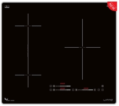 Bếp từ vuông 3 lò Latino LT-882max - Kính Kanger - Inverter