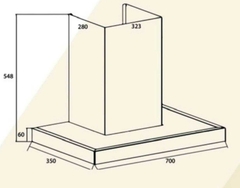 Máy hút mùi Canzy CZ D70S35