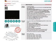 Bếp 3 từ GrandX GX IH736LUX Seri7 - Flagship - Inverter Bridge 38% Malaysia