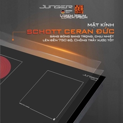 Bếp Điện Từ Hồng Ngoại Junger JG MTD-18 kính Schott Ceran Đức Inverter