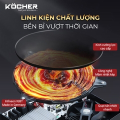 Bếp Từ Công Nghiệp Kocher CI-3500C – Mặt Lõm 3500W
