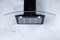 Hút mùi kính cong GrandX GX H90C62B - 1050m3/h Premium