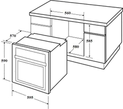 Lò nướng Dung tích lớn 70L Canzy CZ-09DL