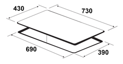 Bếp Từ Đôi KAFF KF-IG707II - Kính Eurokera Pháp & Linh Kiện Germany