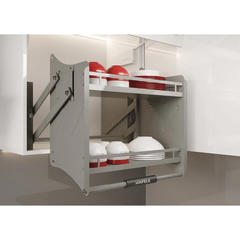 Phụ kiện rổ nâng hạ Hafele ORIA 504.76.815 | Sơn phủ Nano (700mm)