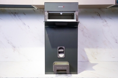 Thùng gạo GrandX XR.G301G màu xám 25kg mặt kính cường lực