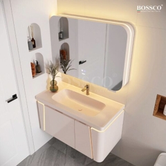 Tủ lavabo chậu đá đúc liền khối BOSSCO BC-E01K