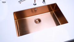 Chậu rửa bát Tasca Canova NT699PK - Copper (Hồng PVD), Nhập khẩu Ý