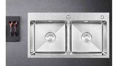 Chậu rửa bát phủ Nano bạc FS 7843HM