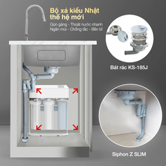 Chậu rửa bát Kluger KH8050FS Basic - HARU Series cao cấp