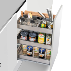 Giá đựng chai lọ gia vị dao thớt GrandX XK.B30S1 inox 304