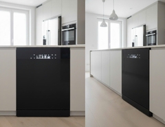 Máy rửa chén KAFF KF-S17805B LUX - Hé cửa auto đóng, PTC