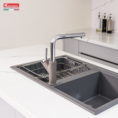 Vòi rửa bát Konox Artan Grey