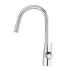 Vòi rửa bát dây rút Konox Curva Chrome