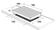 Bếp điện từ hồng ngoại Canzy CZ-ML86GB - 3 Vùng Nấu Malaysia
