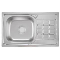 Chậu rửa bát 1 hố 75x45cm Inox 304