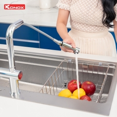 Vòi rửa bát Konox Stream Chrome - Giá tốt chính hãng