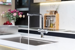 Vòi rửa bát 3 đường nước Nobinox Mira NX333