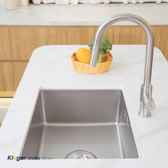 Chậu rửa bát Kluger KU6045FS Basic – Thiết kế tối giản tinh tế cho bếp nhỏ