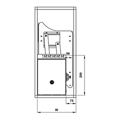 Rổ nâng hạ Hafele LENTO 504.76.142 | Inox 304 Lưới tròn (800mm)
