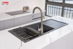 Chậu rửa bát đá Konox Livello Smart 1160 Grey