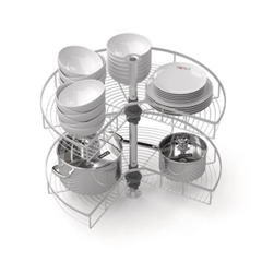 Bộ rổ góc xoay 270 độ Hafele Mezzo 548.37.011 - Inox 304