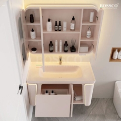 Tủ lavabo chậu đá đúc liền khối BOSSCO BC-E01K
