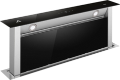 Máy Hút Mùi Âm Bàn Đá Bauer BC 90HF - Down Draft Glass