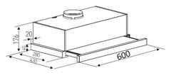 Máy hút mùi Arber AB600KA - 60cm