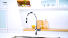 Vòi rửa bát dây rút Nobili Ring NB131L - Cao 445mm | Italy