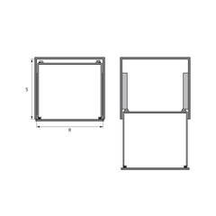 Rổ chén đĩa Hafele Cappella 549.08.153 | Inox 304 Kèm Ống Đũa