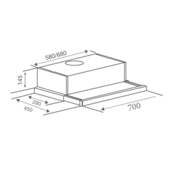 Máy hút mùi Canzy CZ H1470AT