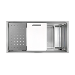 Chậu rửa bát Kluger KG8644FS Plus – Inox POSCO 304, LINEN chống xước