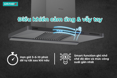 Hút mùi GX H70T82Pro – Hút khỏe, vận hành êm, thiết kế sang trọng