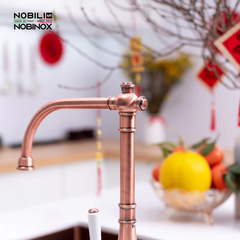 Vòi rửa bát Nobili Charlie NB255C - Tuscany Red PVD | Italy