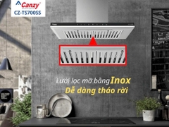 Máy hút mùi Canzy CZ TS700SS | Chữ T Inox 304