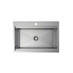 Chậu rửa bát Artinox Titanium NA805T - Nhập khẩu Ý, Gờ Slide trượt