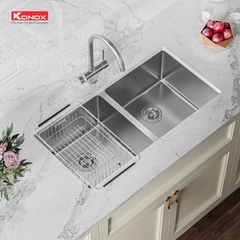 Chậu rửa bát Konox Cube 8744DU - Inox 304