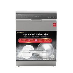 Máy rửa bát KOCHER X15S Silver - 17 bộ - Lưu trữ Fresh Air 168H