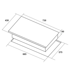 Bếp từ Hafele HC-I73241B nhập Tây Ban Nha - Schott Ceran 536.61.859