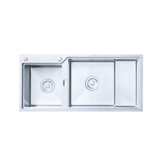 Chậu rửa bát Nobinox Razia NJ575 - Size Đại 1130mm, Inox 304 POSCO