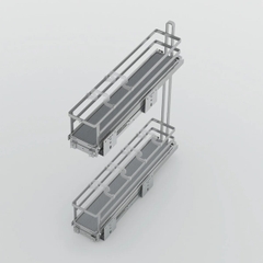 Bộ rổ gia vị Hafele OMERO 549.20.840 - Kích thước 150mm - Lắp phải